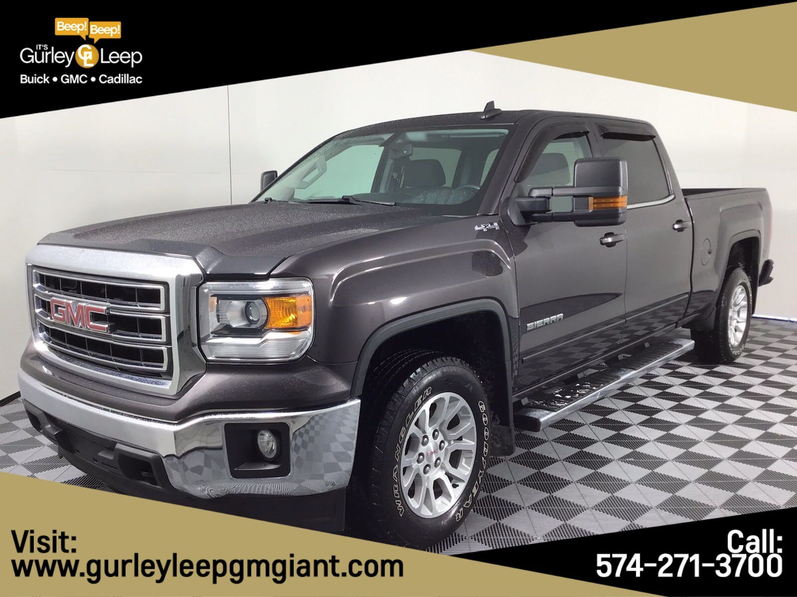 Certified Pre Owned 2015 Gmc Sierra 1500 Sle Crew Cab Pickup